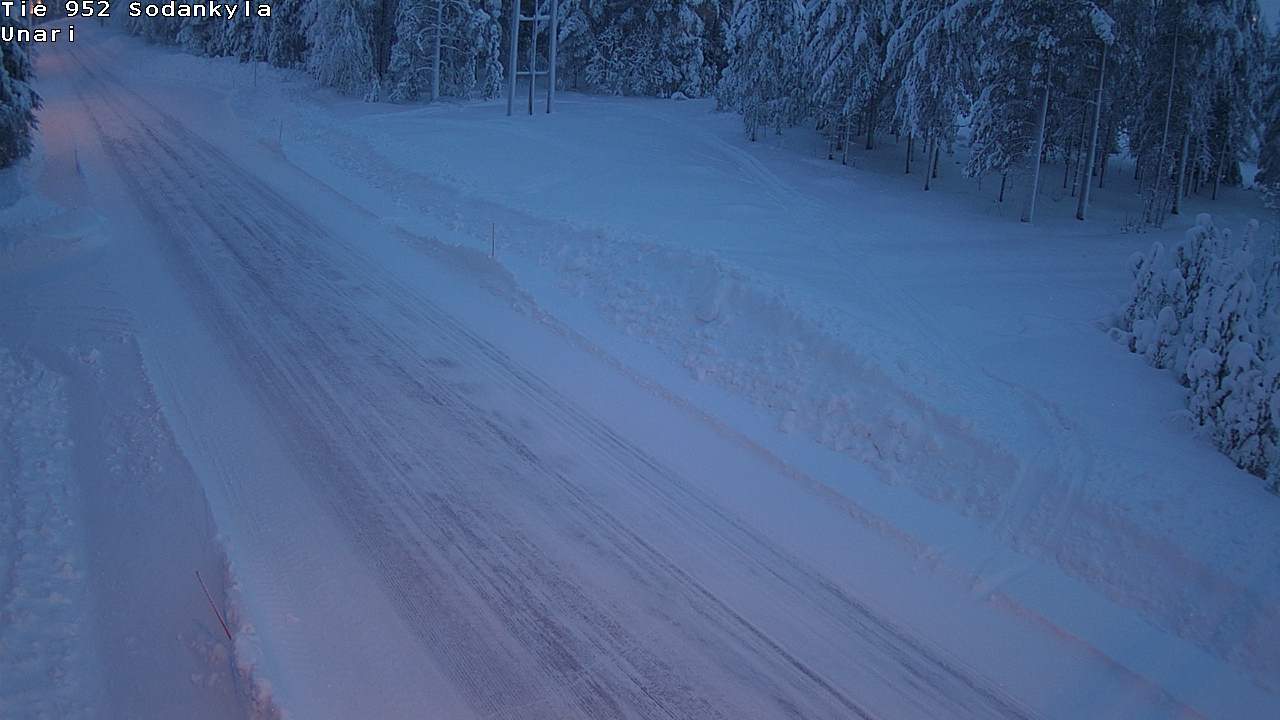 Weather Camera Image Road 952 Sodankylä, Unari, Sodankylä, Lappi