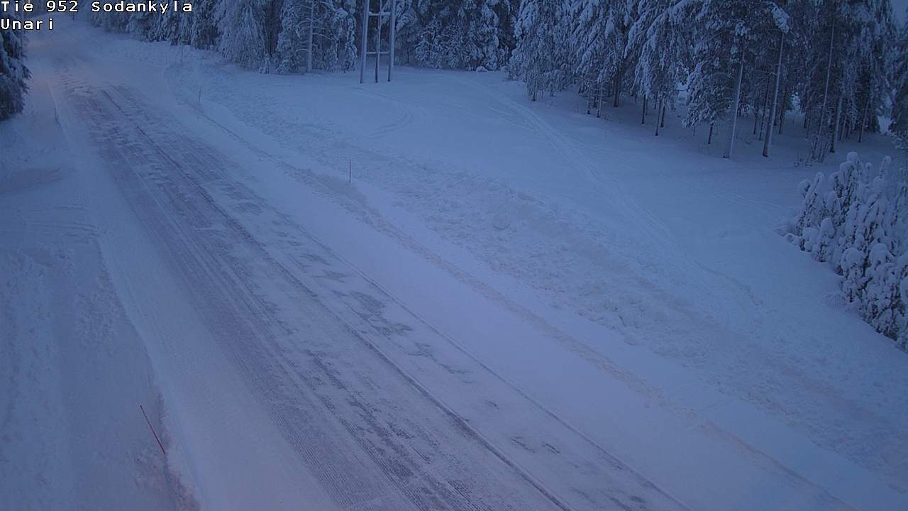 Weather Camera Image Road 952 Sodankylä, Unari, Sodankylä, Lappi