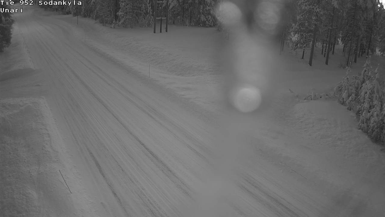Weather Camera Image Road 952 Sodankylä, Unari, Sodankylä, Lappi