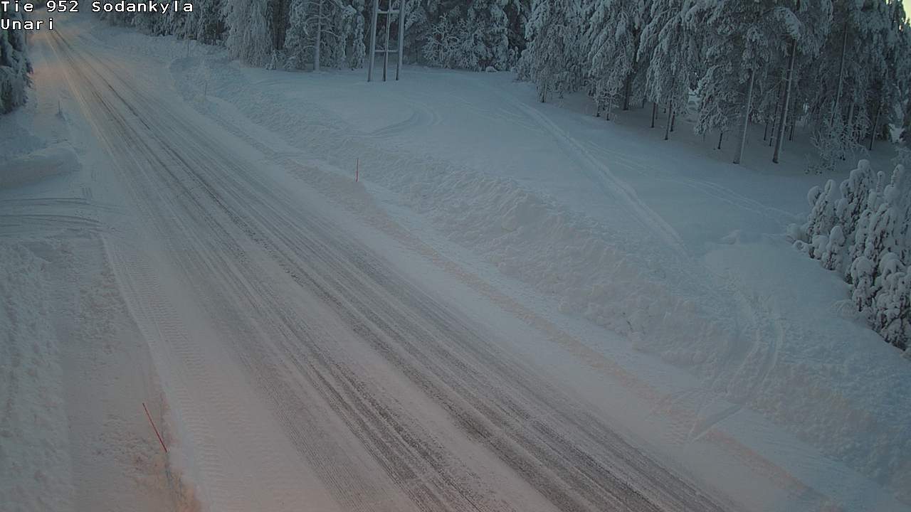 Kelikamerat Kuva Tie 952 SodankyläI Unari, Sodankylä, Lappi