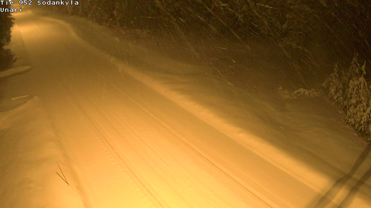 Weather Camera Image Road 952 Sodankylä, Unari, Sodankylä, Lappi