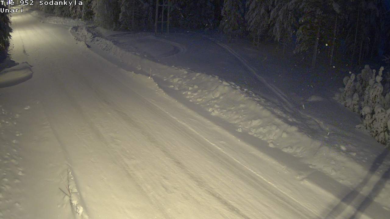 Weather Camera Image Road 952 Sodankylä, Unari, Sodankylä, Lappi