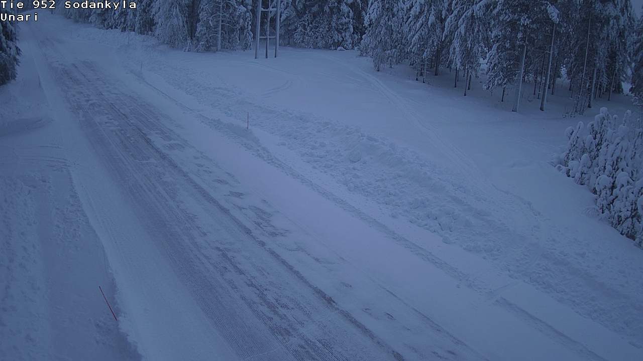 Weather Camera Image Road 952 Sodankylä, Unari, Sodankylä, Lappi