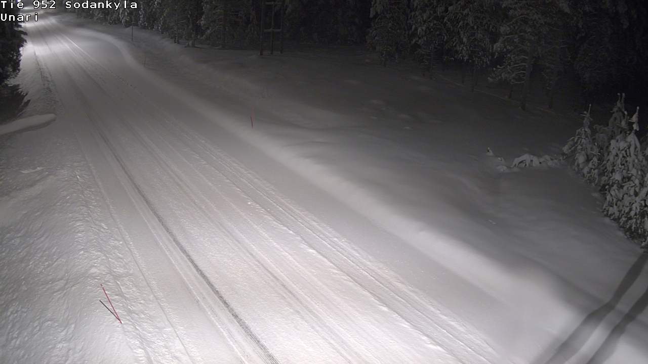 Weather Camera Image Road 952 Sodankylä, Unari, Sodankylä, Lappi