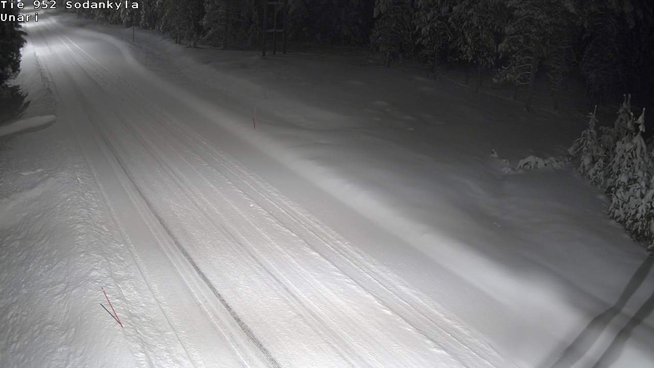 Weather Camera Image Road 952 Sodankylä, Unari, Sodankylä, Lappi