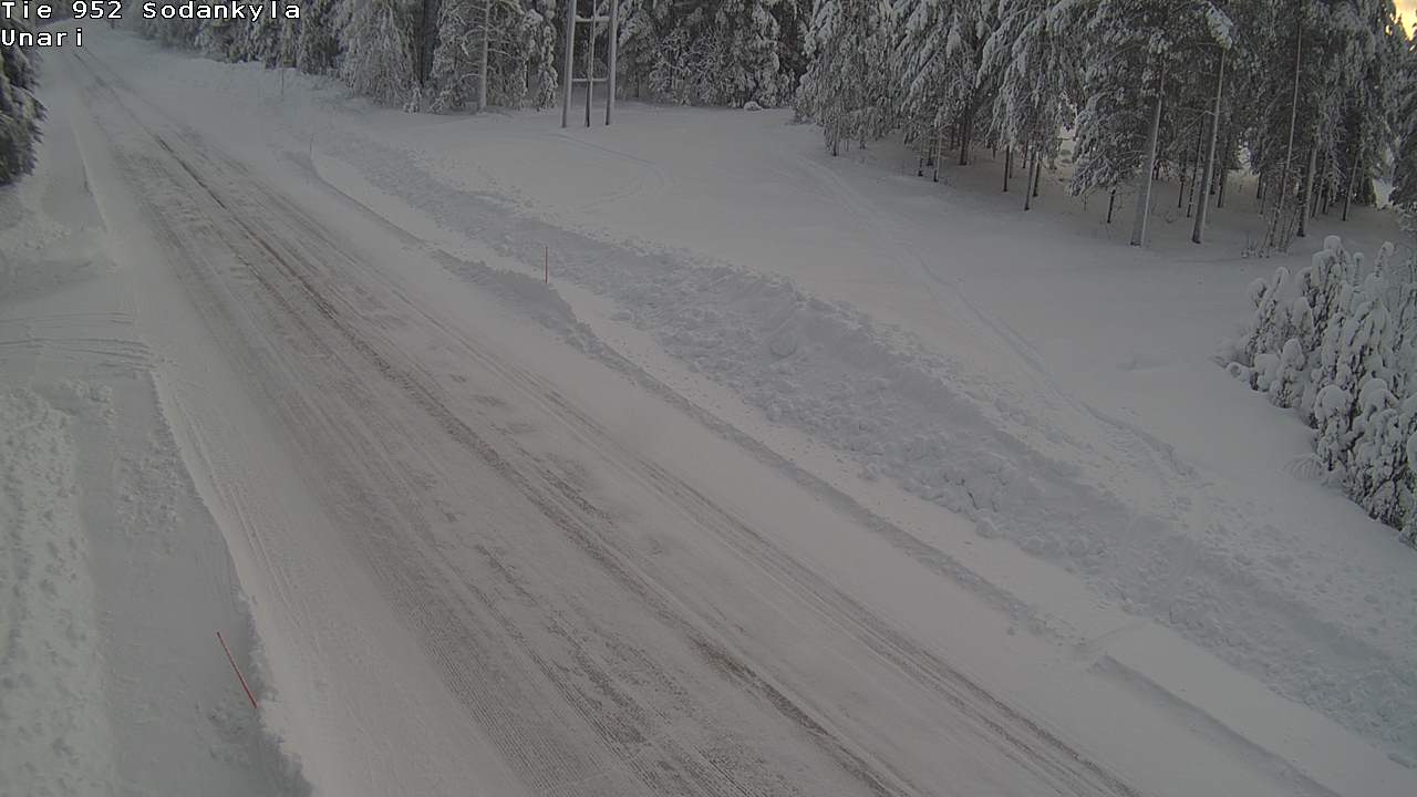 Weather Camera Image Road 952 Sodankylä, Unari, Sodankylä, Lappi