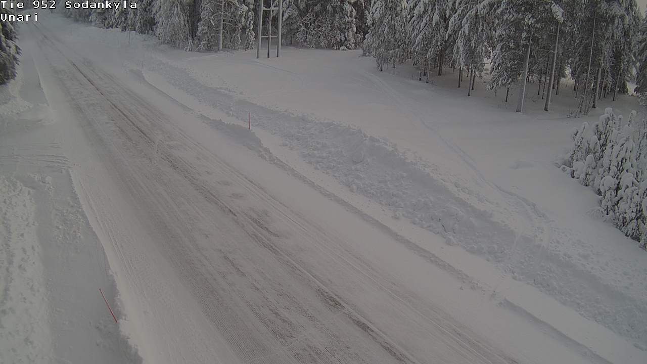 Weather Camera Image Road 952 Sodankylä, Unari, Sodankylä, Lappi