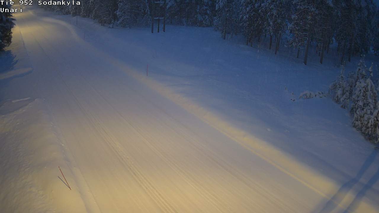 Weather Camera Image Road 952 Sodankylä, Unari, Sodankylä, Lappi
