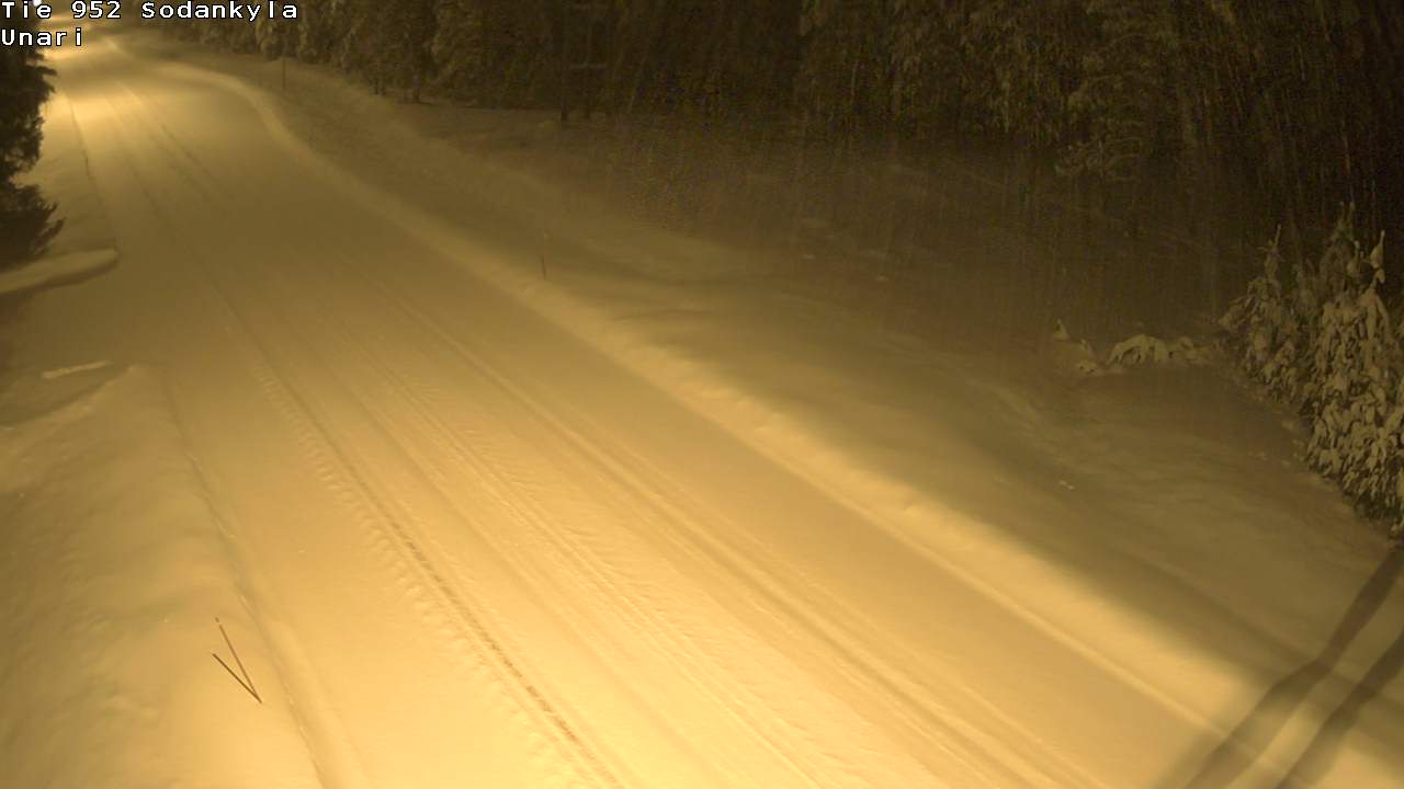 Weather Camera Image Road 952 Sodankylä, Unari, Sodankylä, Lappi