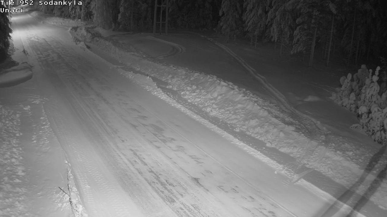 Weather Camera Image Road 952 Sodankylä, Unari, Sodankylä, Lappi
