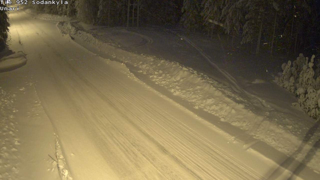 Weather Camera Image Road 952 Sodankylä, Unari, Sodankylä, Lappi