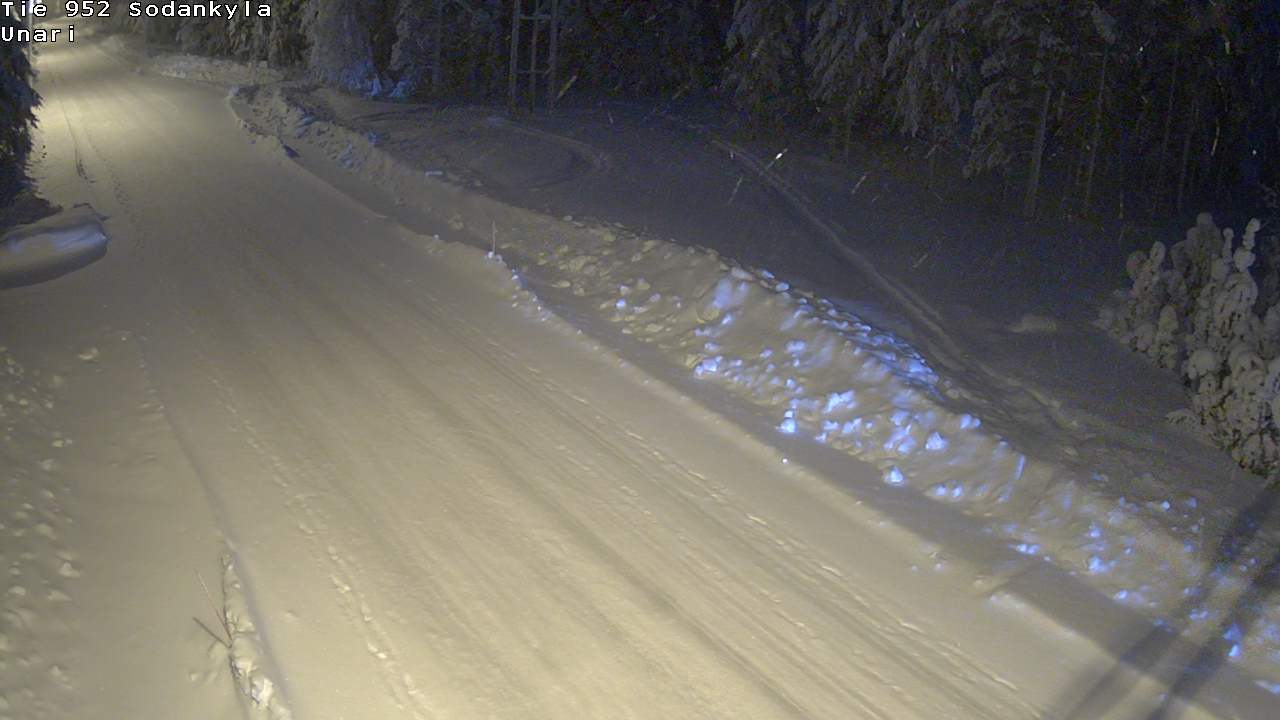 Weather Camera Image Road 952 Sodankylä, Unari, Sodankylä, Lappi