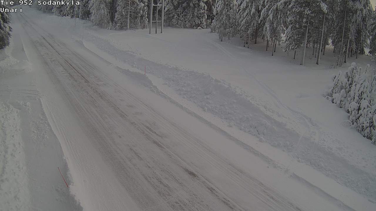 Weather Camera Image Road 952 Sodankylä, Unari, Sodankylä, Lappi