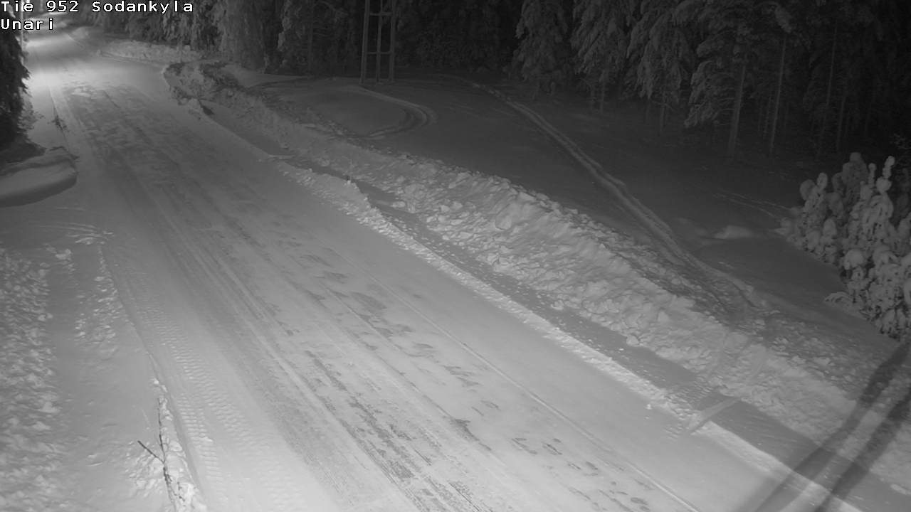 Weather Camera Image Road 952 Sodankylä, Unari, Sodankylä, Lappi