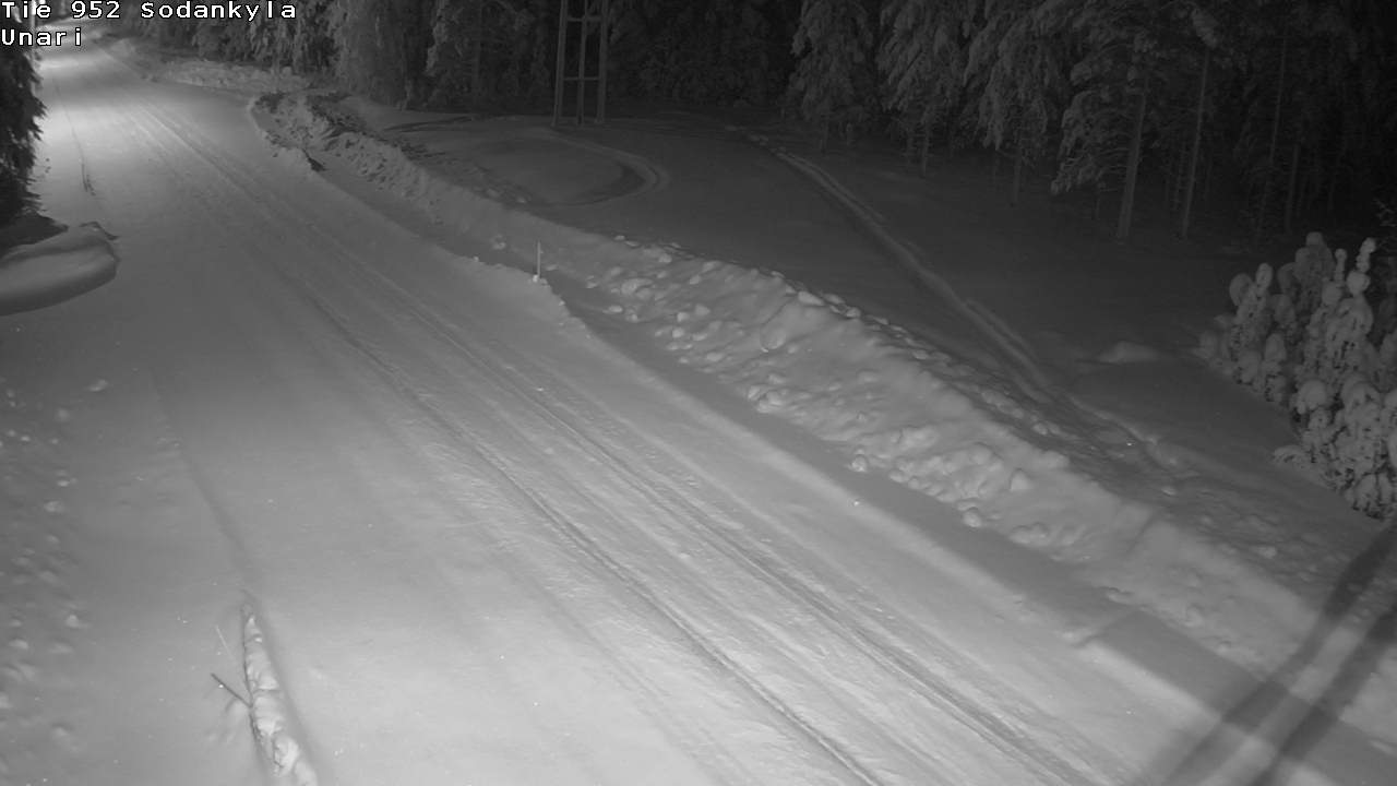 Weather Camera Image Väg 952 Sodankylä, Unari, Sodankylä, Lappi