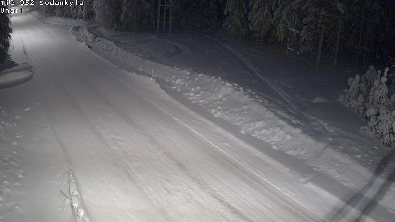 Weather Camera Image Road 952 Sodankylä, Unari, Sodankylä, Lappi