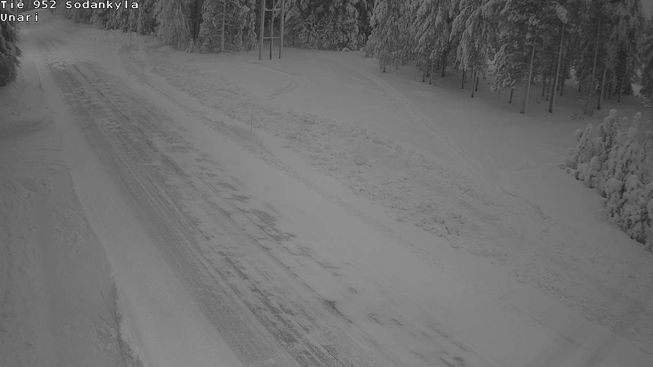 Weather Camera Image Road 952 Sodankylä, Unari, Sodankylä, Lappi