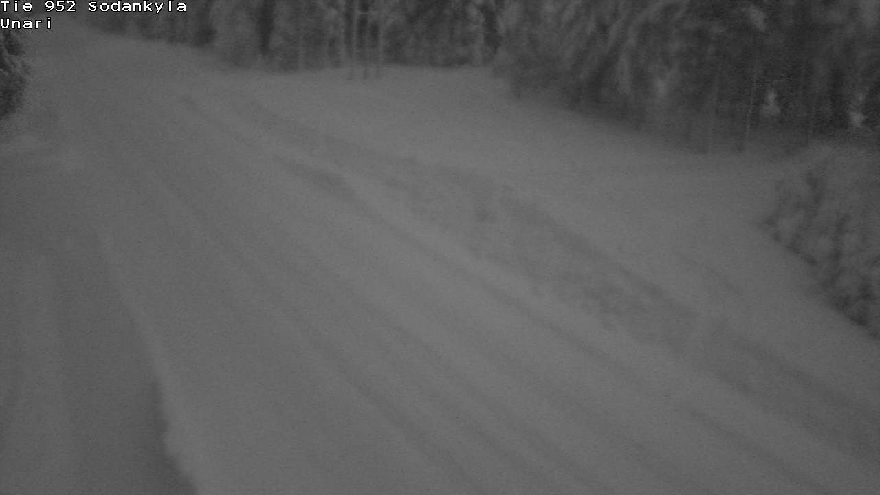 Weather Camera Image Väg 952 Sodankylä, Unari, Sodankylä, Lappi