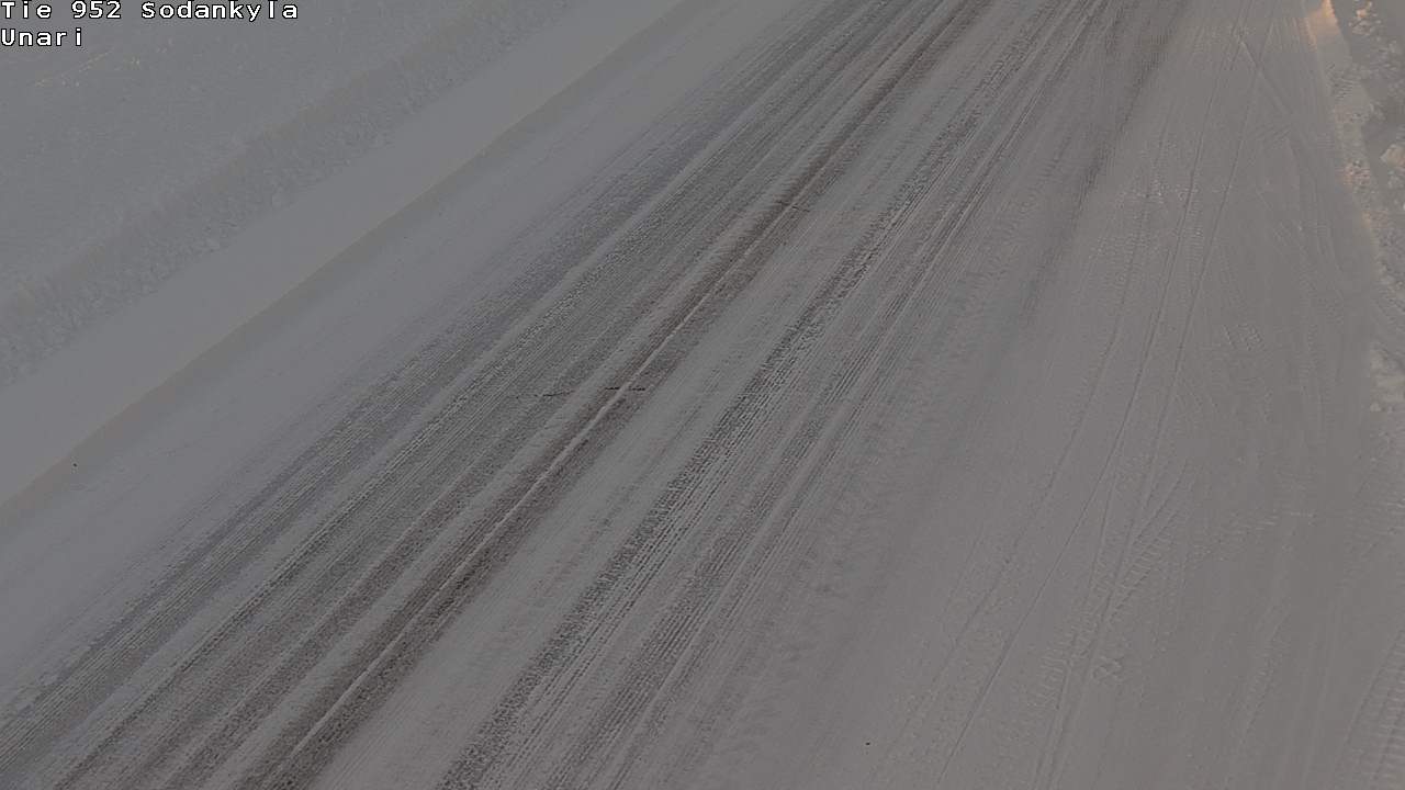 Weather Camera Image Road 952 Sodankylä, Unari, Sodankylä, Lappi