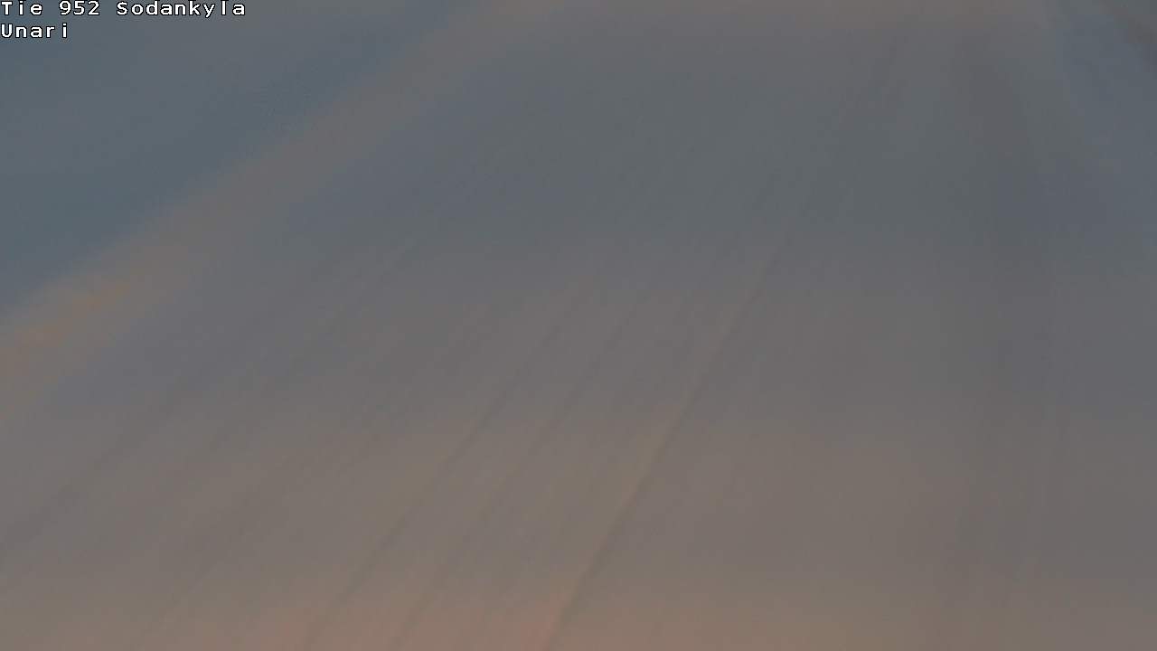 Weather Camera Image Väg 952 Sodankylä, Unari, Sodankylä, Lappi