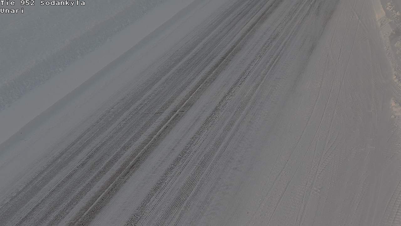 Weather Camera Image Road 952 Sodankylä, Unari, Sodankylä, Lappi