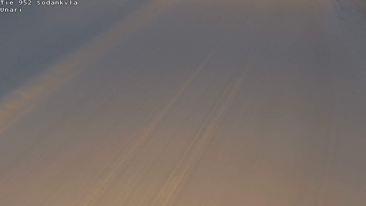 Weather Camera Image Väg 952 Sodankylä, Unari, Sodankylä, Lappi