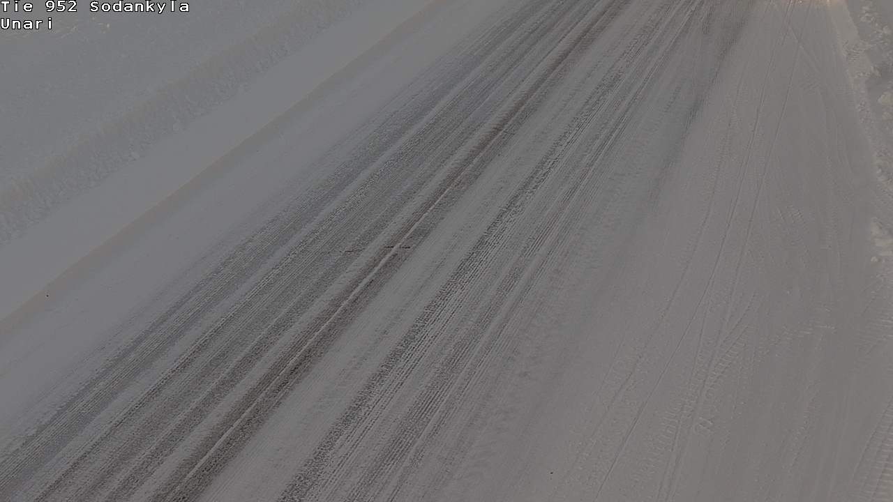 Weather Camera Image Road 952 Sodankylä, Unari, Sodankylä, Lappi