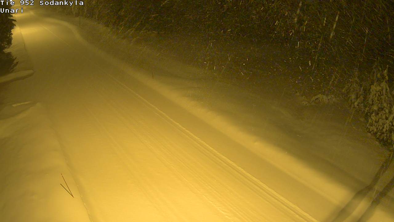 Weather Camera Image Väg 952 Sodankylä, Unari, Sodankylä, Lappi