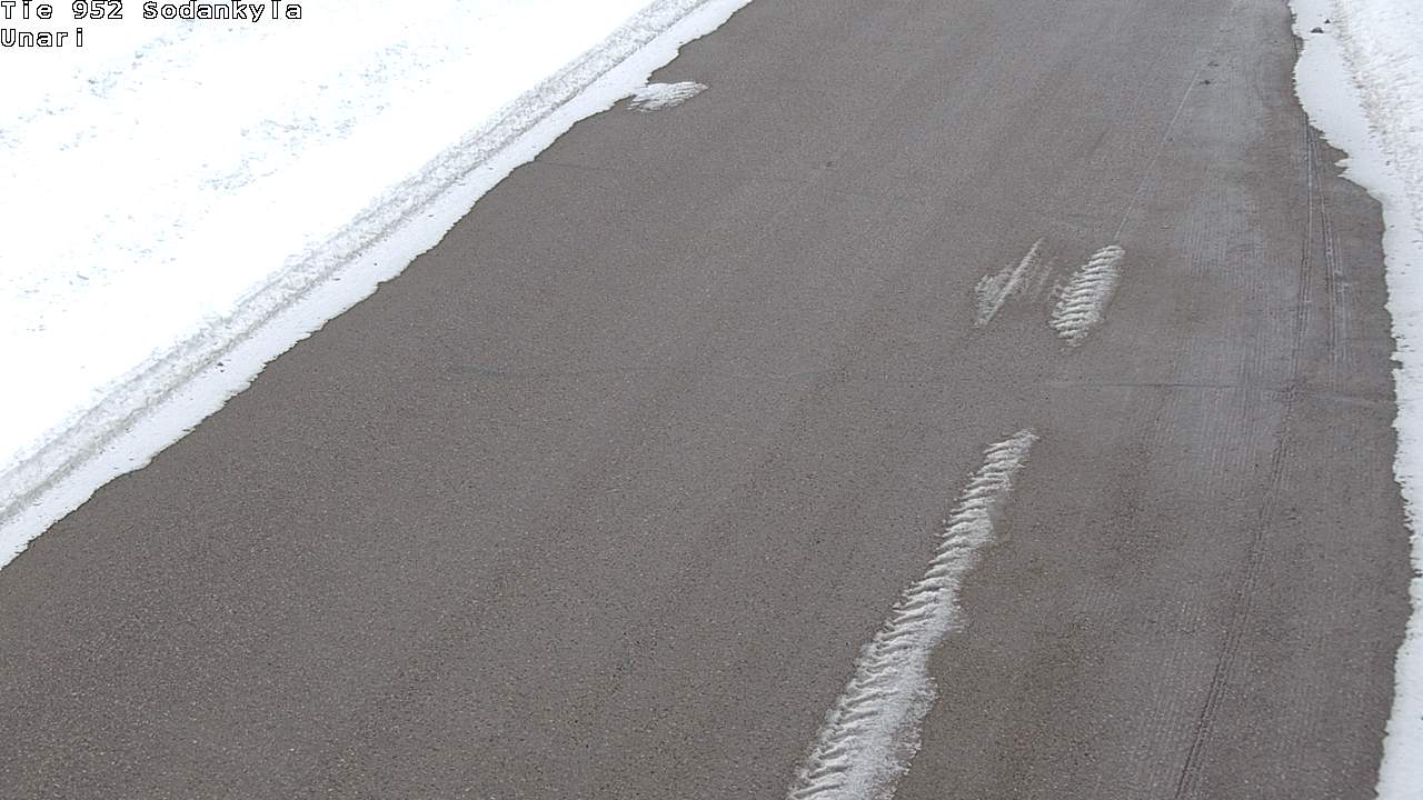 Weather Camera Image Road 952 Sodankylä, Unari, Sodankylä, Lappi