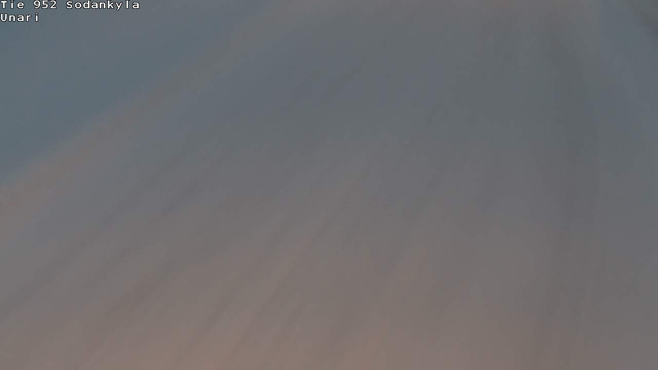 Weather Camera Image Väg 952 Sodankylä, Unari, Sodankylä, Lappi