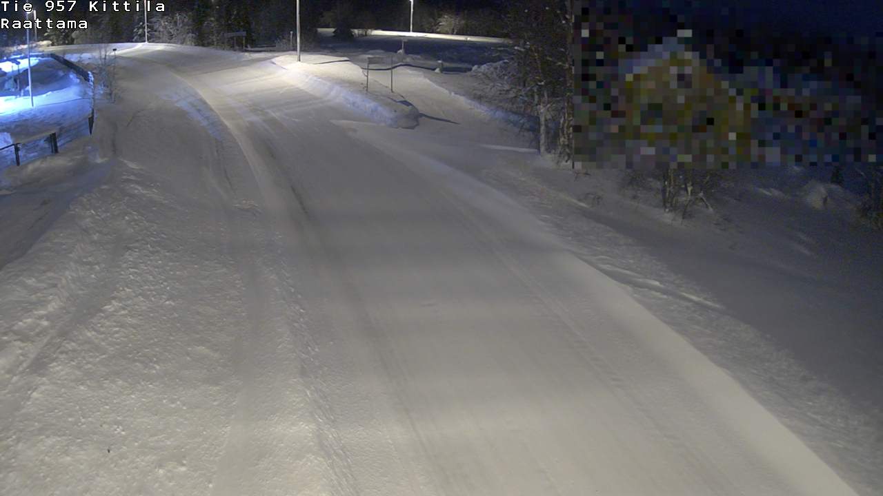 Weather Camera Image Road 957 Kittilä, Raattama, Kittilä, Lappi