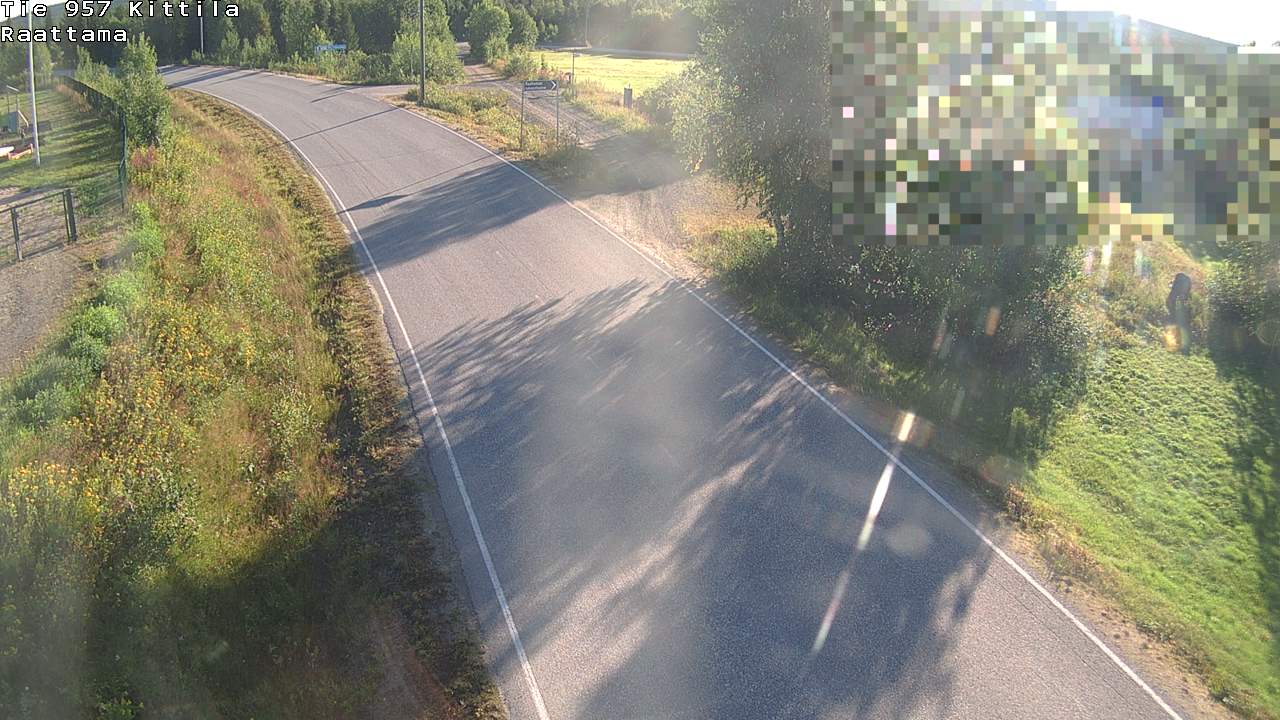 Weather Camera Image Väg 957 Kittilä, Raattama, Kittilä, Lappi