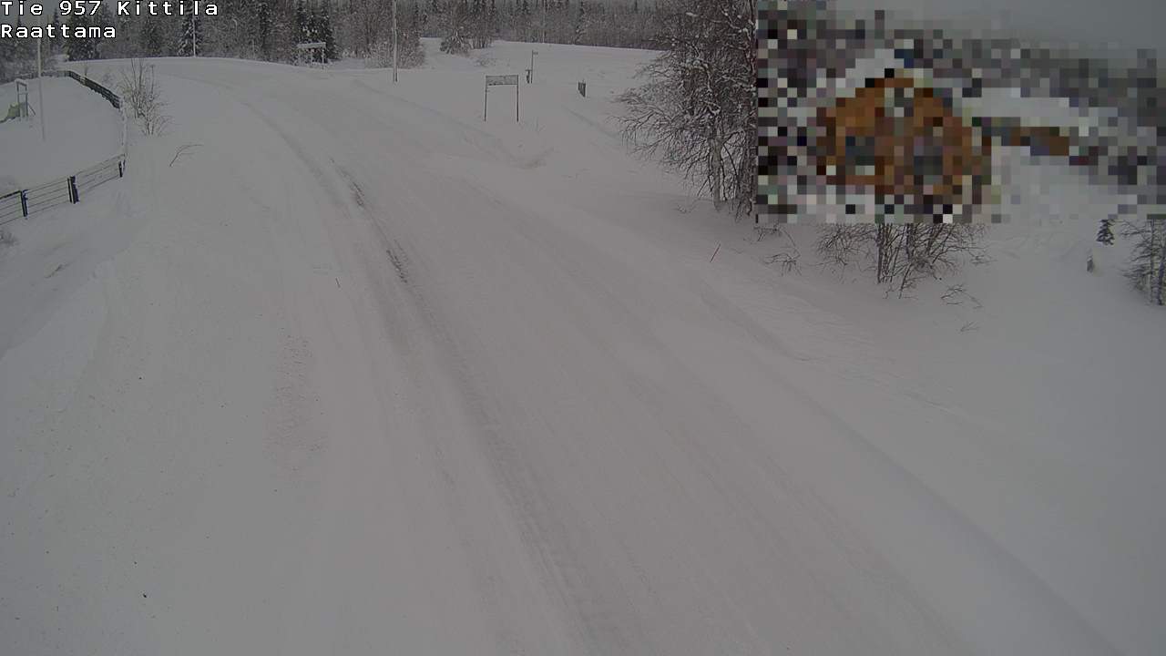 Weather Camera Image Road 957 Kittilä, Raattama, Kittilä, Lappi