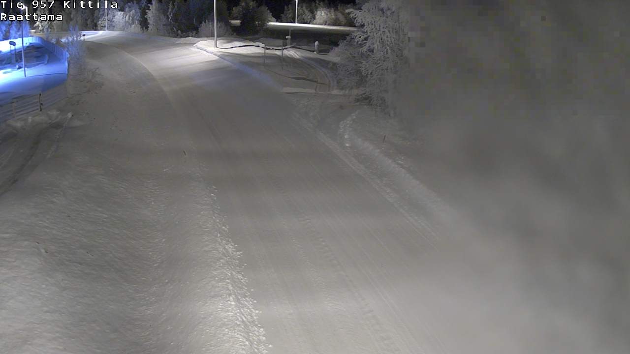 Weather Camera Image Väg 957 Kittilä, Raattama, Kittilä, Lappi