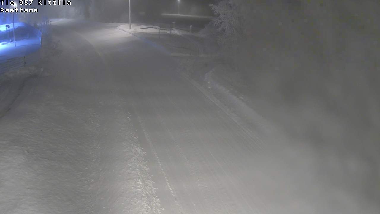Weather Camera Image Väg 957 Kittilä, Raattama, Kittilä, Lappi