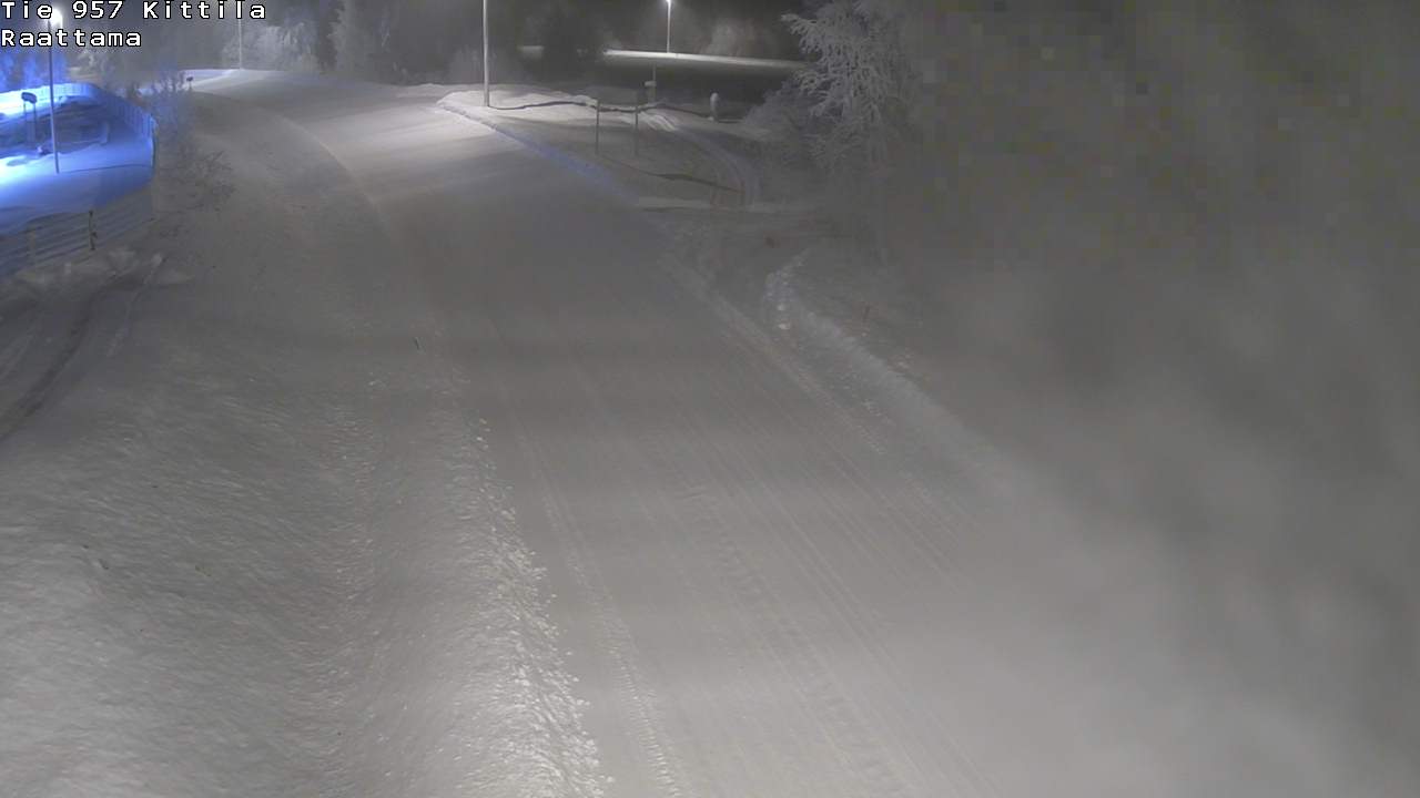 Weather Camera Image Road 957 Kittilä, Raattama, Kittilä, Lappi