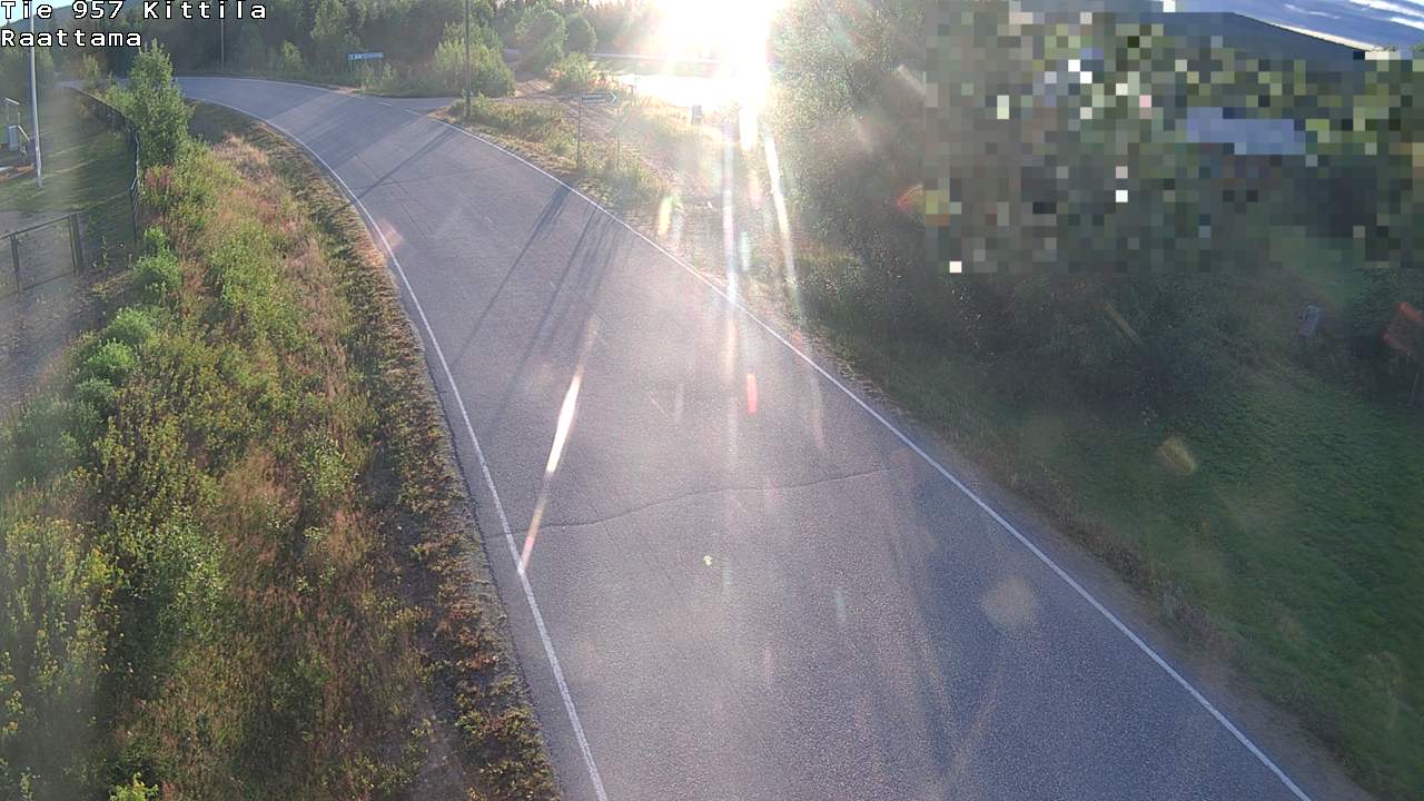 Weather Camera Image Väg 957 Kittilä, Raattama, Kittilä, Lappi