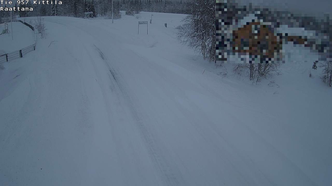 Weather Camera Image Road 957 Kittilä, Raattama, Kittilä, Lappi