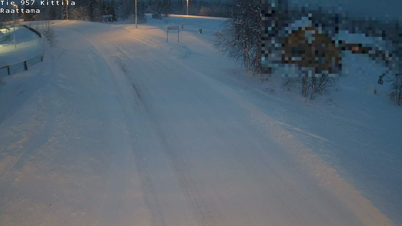 Weather Camera Image Road 957 Kittilä, Raattama, Kittilä, Lappi