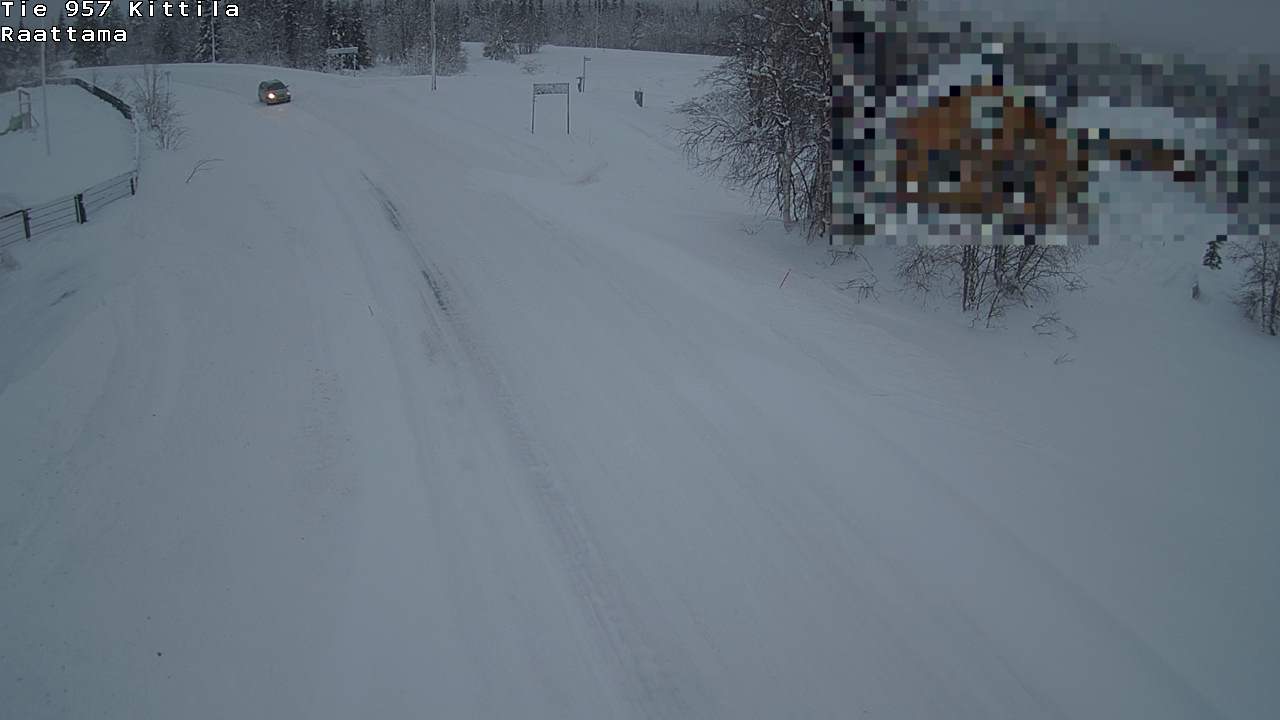 Weather Camera Image Road 957 Kittilä, Raattama, Kittilä, Lappi