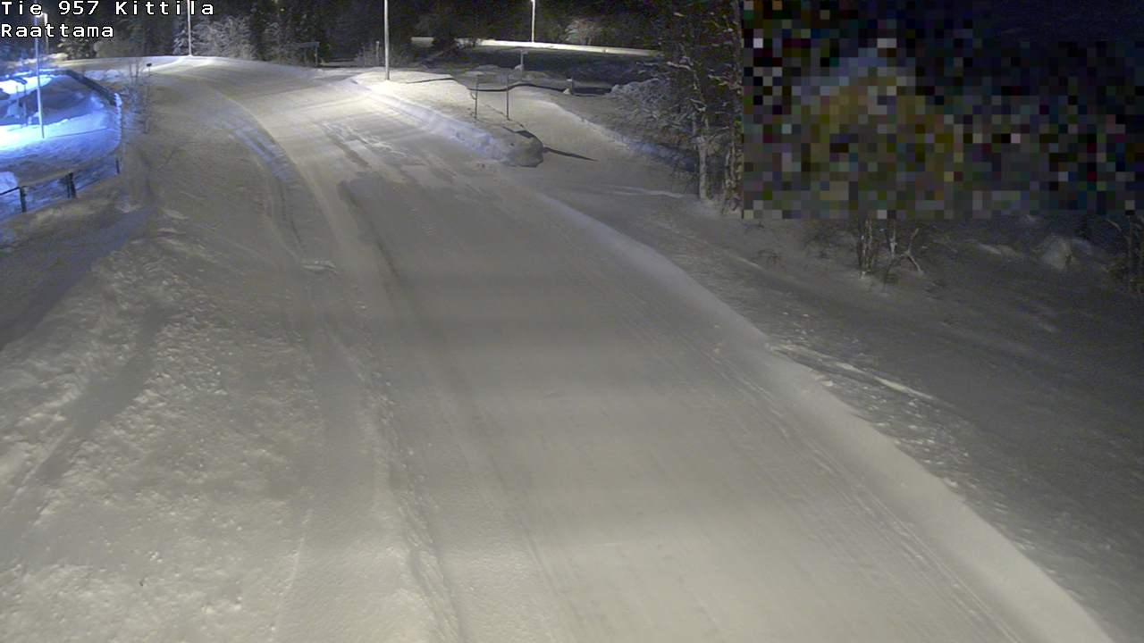 Weather Camera Image Road 957 Kittilä, Raattama, Kittilä, Lappi