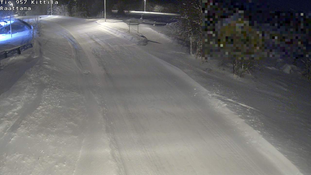 Weather Camera Image Road 957 Kittilä, Raattama, Kittilä, Lappi