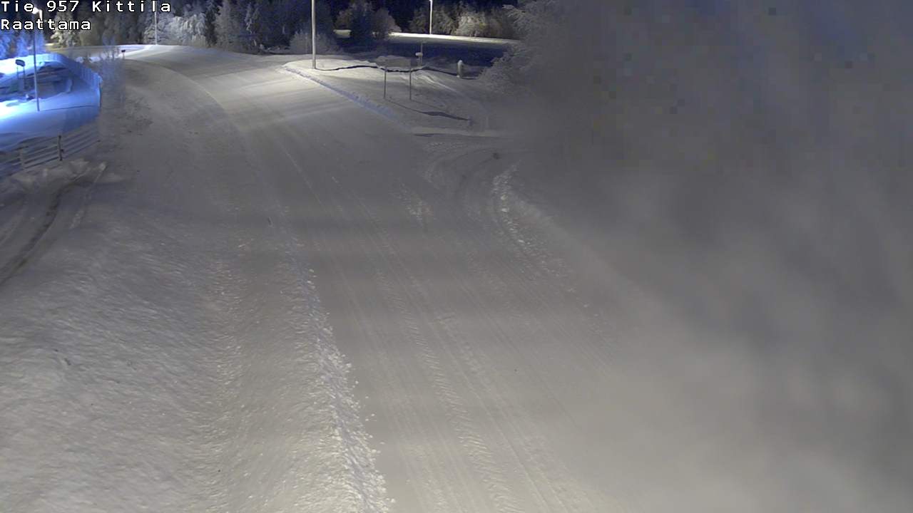 Weather Camera Image Road 957 Kittilä, Raattama, Kittilä, Lappi