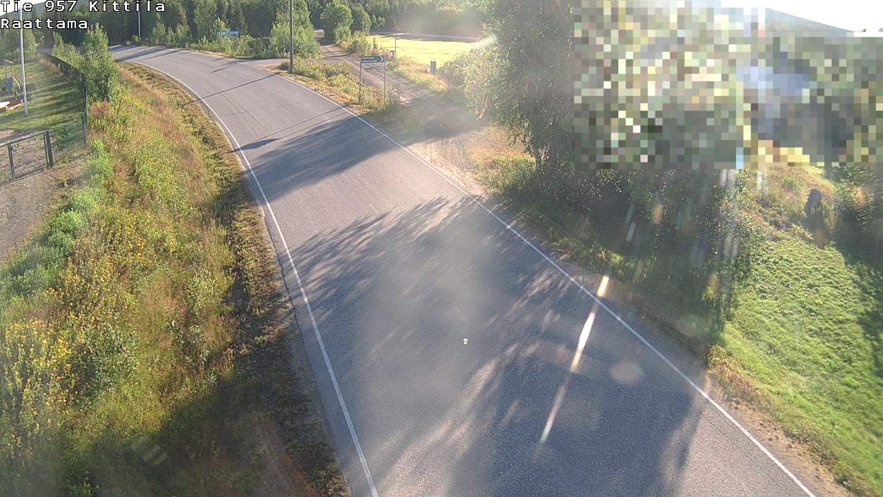 Weather Camera Image Väg 957 Kittilä, Raattama, Kittilä, Lappi