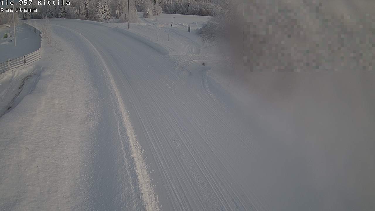 Weather Camera Image Road 957 Kittilä, Raattama, Kittilä, Lappi