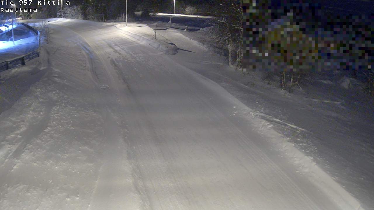 Weather Camera Image Road 957 Kittilä, Raattama, Kittilä, Lappi