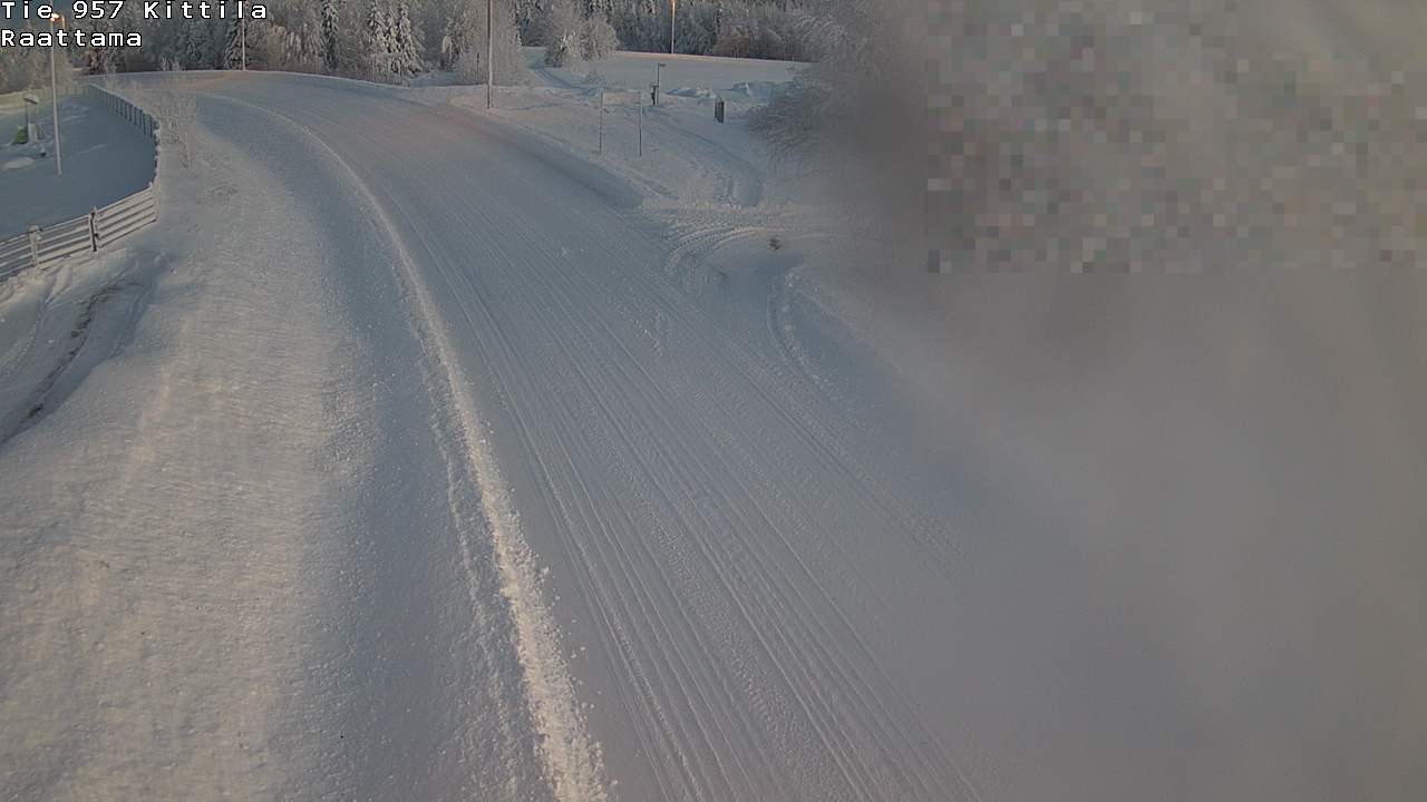 Weather Camera Image Road 957 Kittilä, Raattama, Kittilä, Lappi