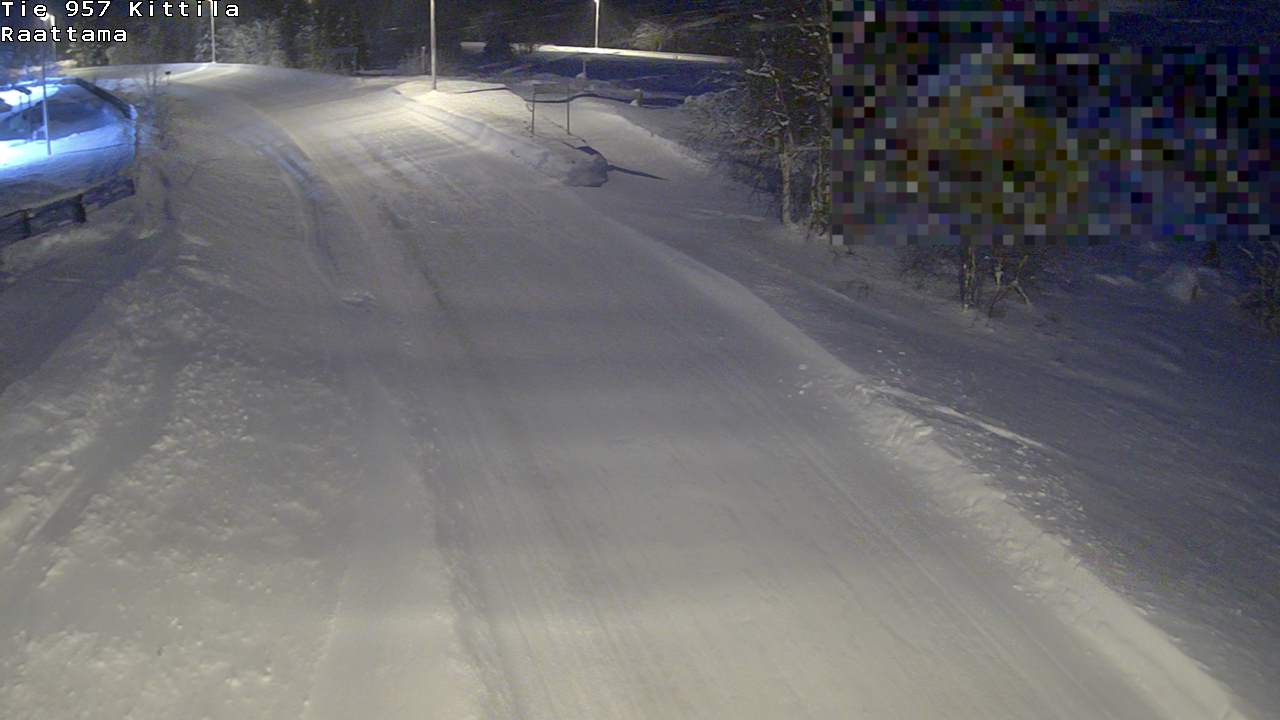 Weather Camera Image Road 957 Kittilä, Raattama, Kittilä, Lappi
