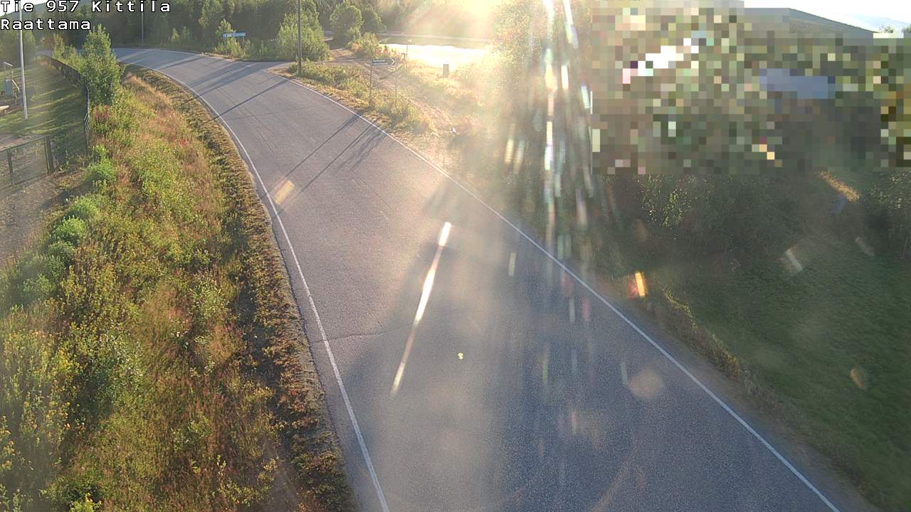 Weather Camera Image Väg 957 Kittilä, Raattama, Kittilä, Lappi