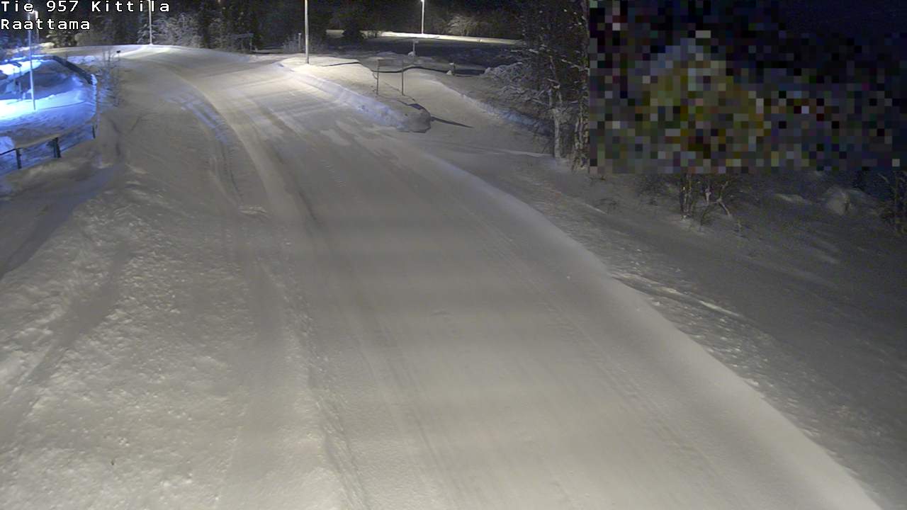 Weather Camera Image Road 957 Kittilä, Raattama, Kittilä, Lappi